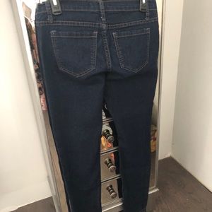 Forever 21 dark denim stretch jeans mid rise Sz 26
